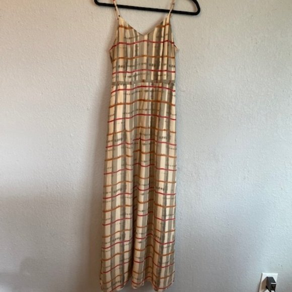 Madewell Dresses & Skirts - Madewell Broadway and Broome - Silk Tan Maxi Dress